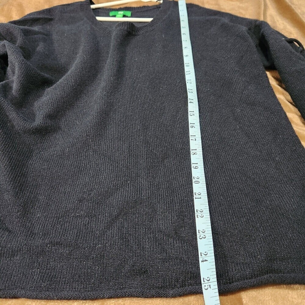 Dip Long sleeve Top Sweater Size Large Color Black 10%Wool   ^ - Picture 2 of 8